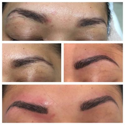 Feather Touch Brows Before and After